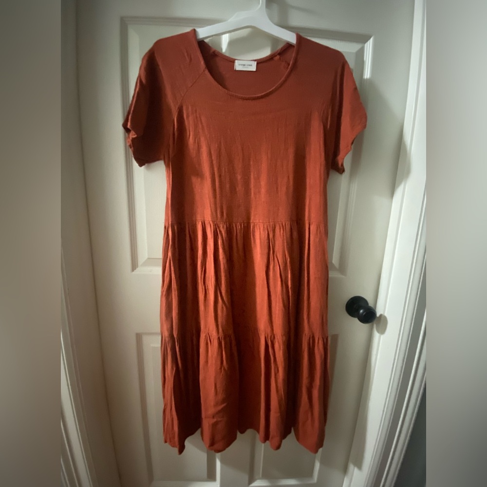 Orange Creek midi dress